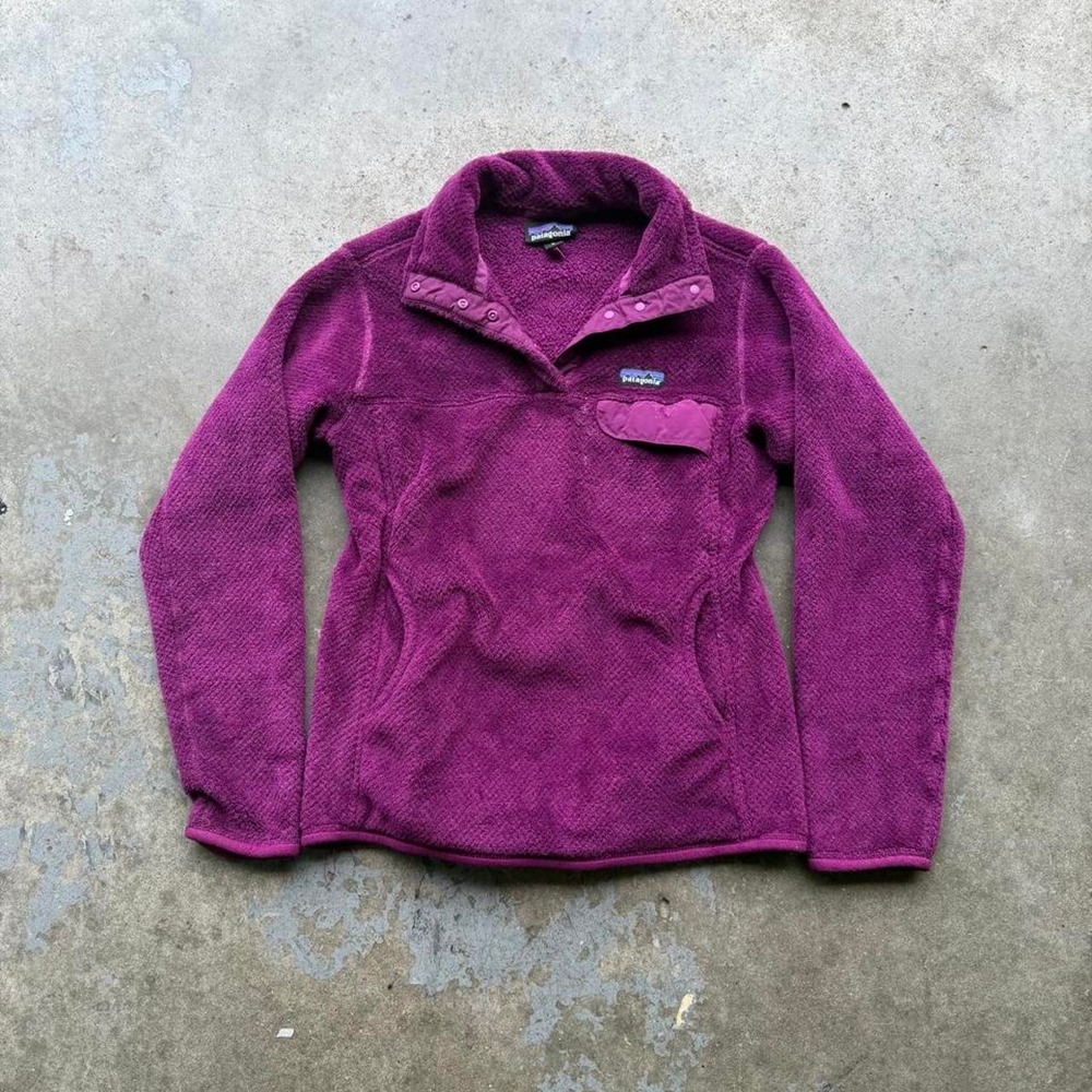 Patagonia Women's Purple re tool Fleece Jacket size M